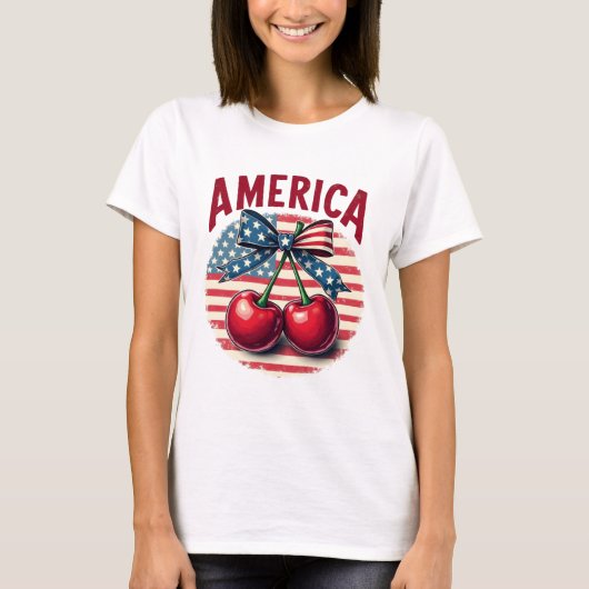 Amerika am 4. Juli T-Shirt (Vorderseite)