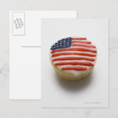 Amerika, Amerikaner, US Flagge, Feen Postkarte (Vorne/Hinten)