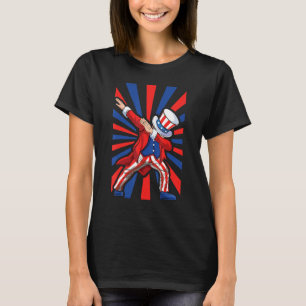 Amerika Amerikanischer Onkel Dab Dabbing Sam Usa-F T-Shirt
