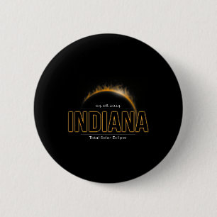 Amerika April 2024 Pfad der Totality Solar Eclipse Button