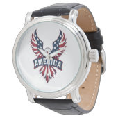 Amerika. Armbanduhr (Schrägansicht)