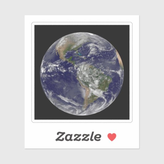 Amerika auf Erden. Aufkleber (Blatt)