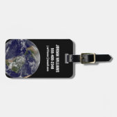 Amerika auf Erden. Gepäckanhänger (Vorderseite horizontal)