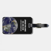 Amerika auf Erden. Gepäckanhänger (Rückseite horizontal)