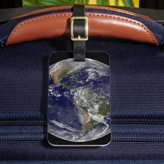 Amerika auf Erden. Gepäckanhänger (Vorderseite Insitu 2)