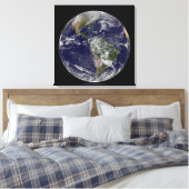 Amerika auf Erden. Leinwanddruck (Insitu (Schlafzimmer))