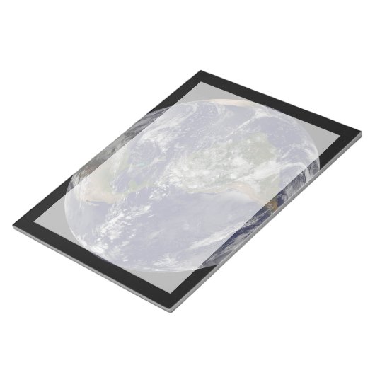 Amerika auf Erden. Notizblock (angewinkelt)