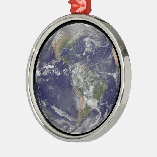 Amerika auf Erden. Ornament Aus Metall (Links)