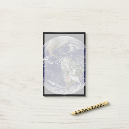 Amerika auf Erden. Post-it Klebezettel (Auf Schreibtisch)