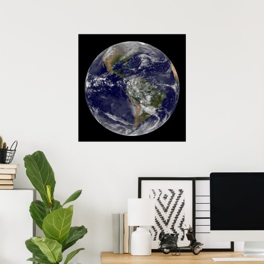 Amerika auf Erden. Poster (Heimbüro)