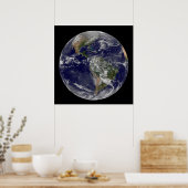 Amerika auf Erden. Poster (Küche)