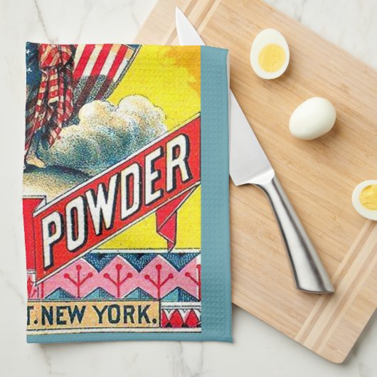 Amerika Backpulver Geschirrtuch (Viertel Falte)