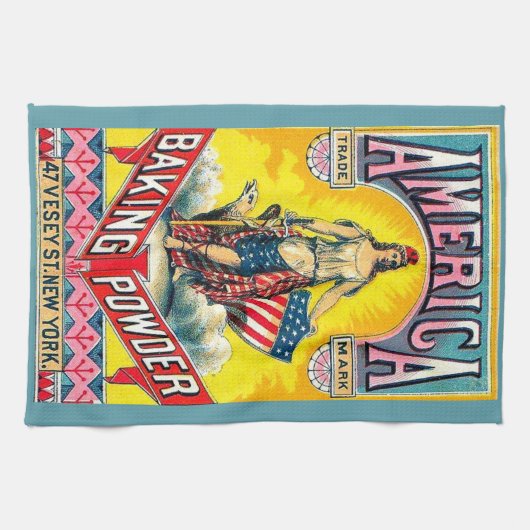 Amerika Backpulver Geschirrtuch (Horizontal)