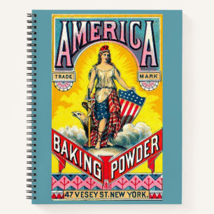 Amerika Backpulver Notizblock