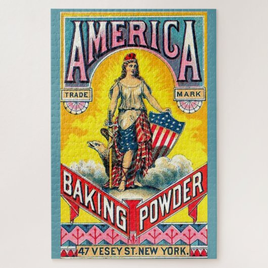 Amerika Backpulver Puzzle (Vertikal)