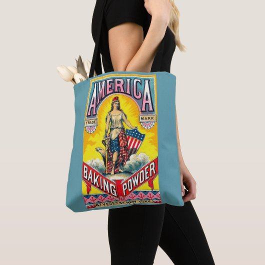 Amerika Backpulver Tasche (Von Nahem)