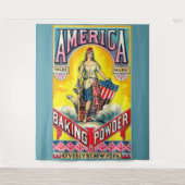 Amerika Backpulver Wandteppich (Vorderseite)