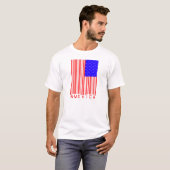 Amerika-Barcode-Shirt T-Shirt (Vorne ganz)