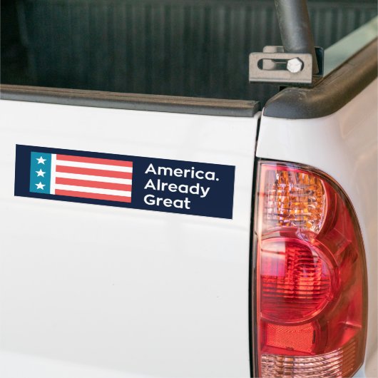 Amerika. Bereits groß Autoaufkleber (Auf Lkw)