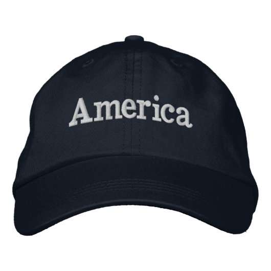 Amerika Bestickte Baseballkappe (Vorderseite)