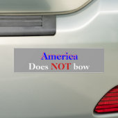 Amerika beugt nicht autoaufkleber (Auf Auto)