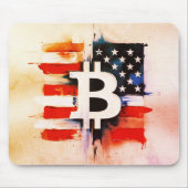 Amerika Bitcoin (Bild Nr. 6) Mousepad (Vorne)