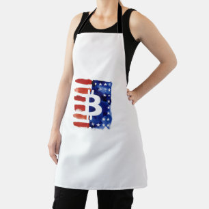 Amerika Bitcoin (Gemälde Nr. 8) Schürze