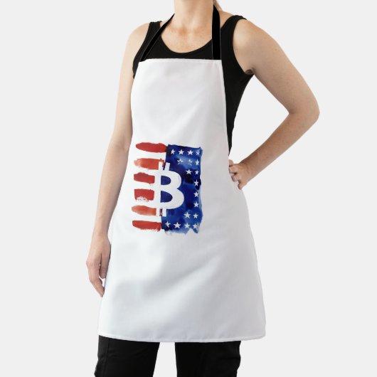 Amerika Bitcoin (Gemälde Nr. 8) Schürze (InSitu)