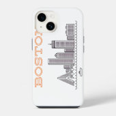 Amerika Boston City Skyline, Boston Ma Us Skyline iPhone Hülle (Rückseite)