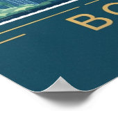 Amerika Boston City Skyline, Boston Ma Us Skyline Poster (Ecke)