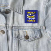 Amerika braucht Bauern Button (Beispiel)