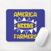 Amerika braucht Bauern Mousepad (Mit Mouse)