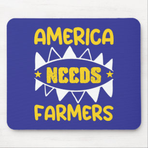 Amerika braucht Bauern Mousepad