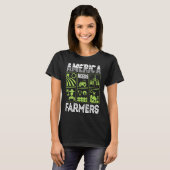 Amerika braucht Bauern T-Shirt (Vorne ganz)