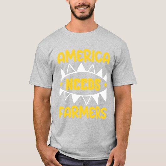 Amerika braucht Bauern T-Shirt (Vorderseite)