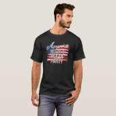 Amerika braucht ein Pizza-Party am 4. Juli T-Shirt (Vorne ganz)