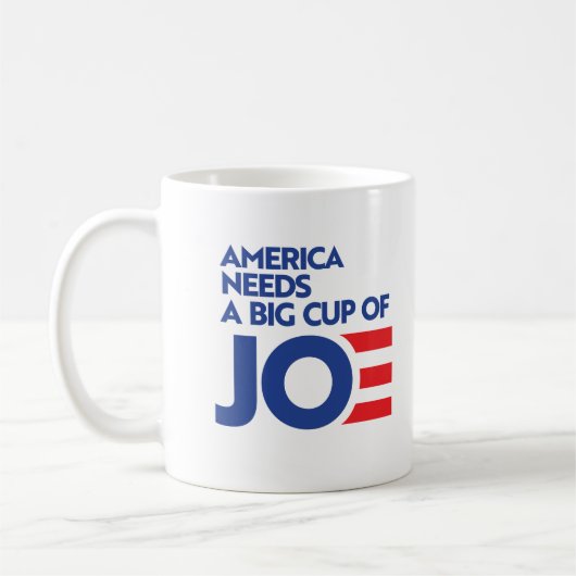 Amerika braucht einen Big Cup mit Joe Kaffeetasse (Links)
