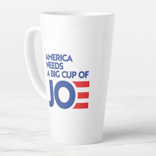 Amerika braucht einen Big Cup von Joe Milchtasse (Linke Ecke)