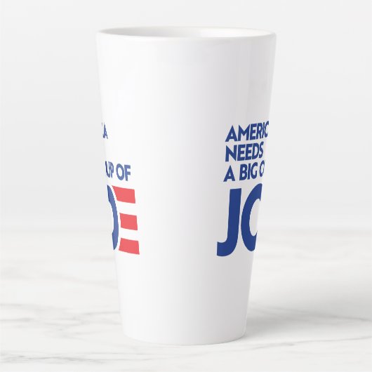 Amerika braucht einen Big Cup von Joe Milchtasse (Vorderseite)