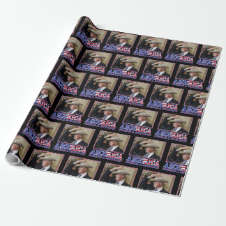 Amerika braucht einen Cowboy Trump 2020 Geschenkpapier