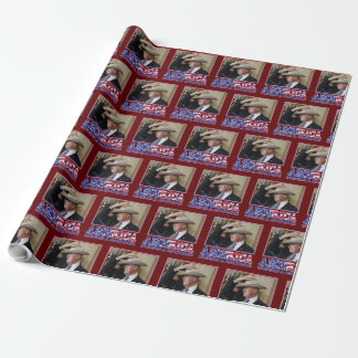 Amerika braucht einen Cowboy Trump 2020 Geschenkpapier