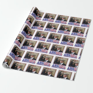 Amerika braucht einen Cowboy - Trump 2020 Geschenkpapier