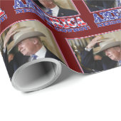 Amerika braucht einen Cowboy Trump 2020 Geschenkpapier (Rolleneckpunkt)