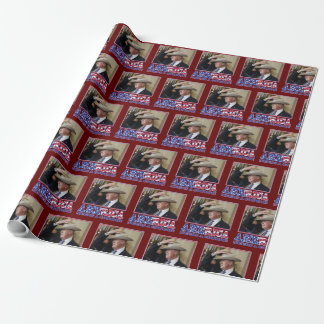 Amerika braucht einen Cowboy Trump 2020 Geschenkpapier