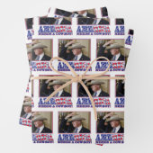 Amerika braucht einen Cowboy - Trump 2020 Geschenkpapier Set (Beispiel)