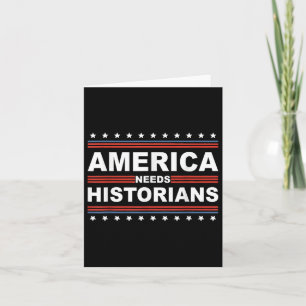 Amerika braucht Historiker Patriotisches amerikani Karte