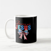 Amerika braucht Jesus Bow Christlich Patriotic 4. Kaffeetasse (Links)