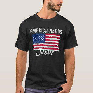 Amerika braucht Jesus, die amerikanische Liebe, Go T-Shirt