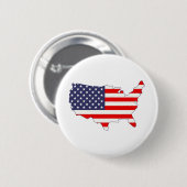 Amerika Button (Vorne & Hinten)