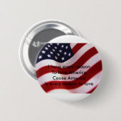Amerika Button (Vorne & Hinten)
